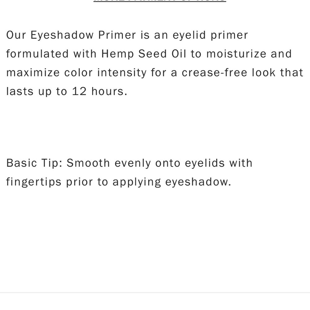 NWT Basic Beauty eyeshadow primer - Picture 2 of 5